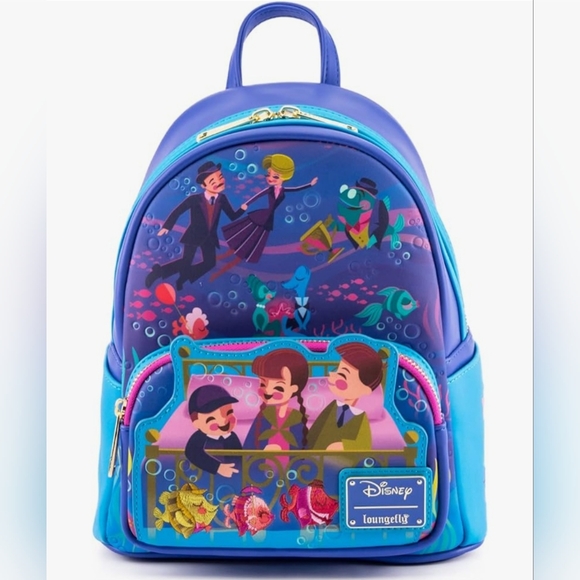 Loungefly Disney Bedknobs and Breomsticks Mini Backpack - Picture 1 of 6